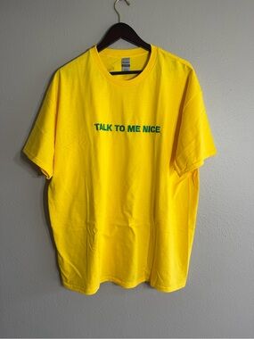 [New] Talk To Me Nice Embroidered T-shirt  // Size XL